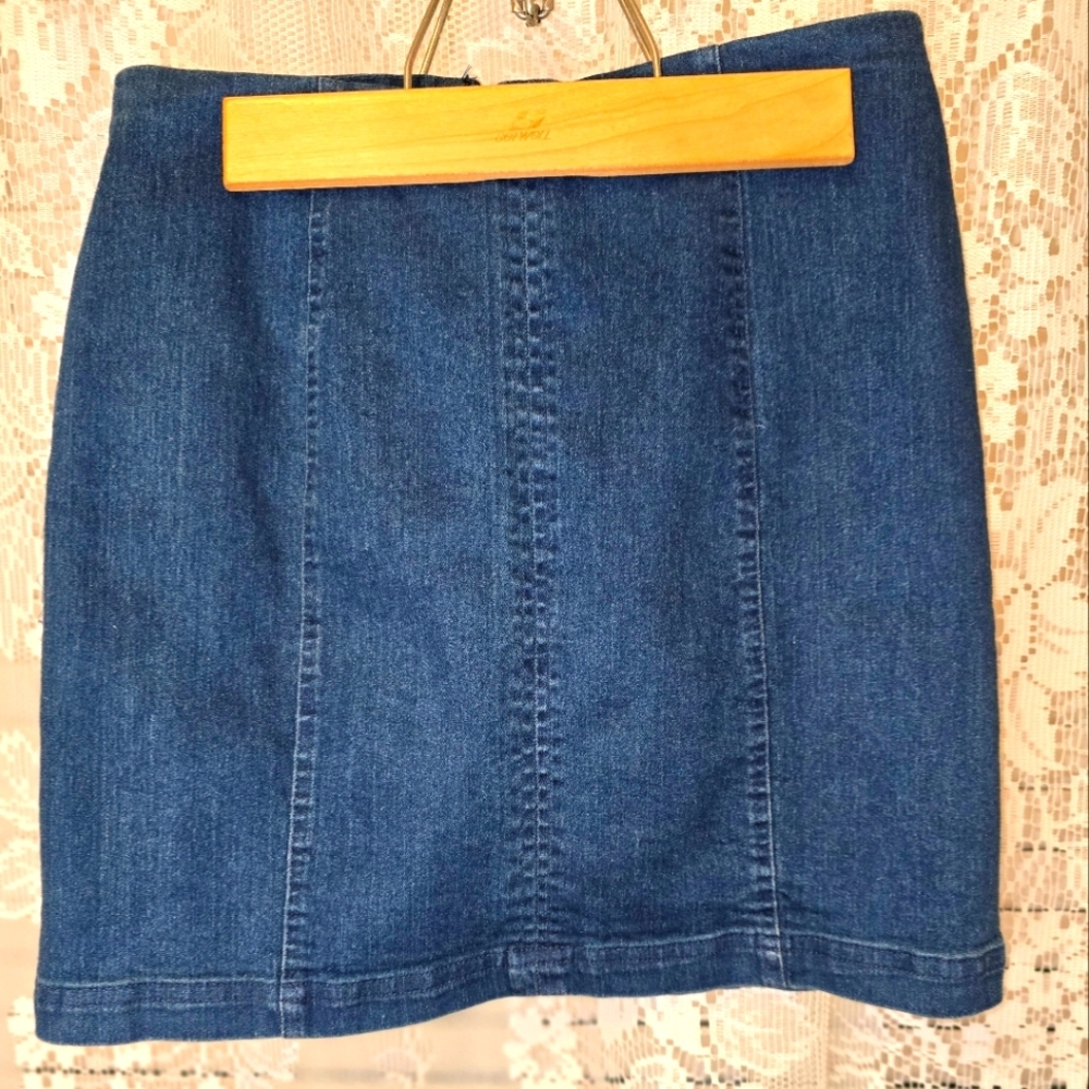 Altar'd State, Denim Mini Skirt, Womens Large